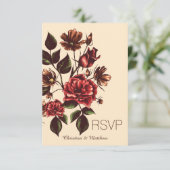 Najaar en Herfst Antwoord op Floral RSVP (Staand voorkant)