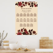 Najaar- en Herfst-graafmachine Poster (Keuken)