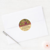 Najaar en Thanksgiving Adres Sticker (Envelop)