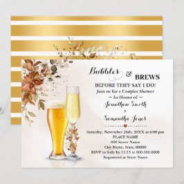 Najaar Eucalyptus Bubbles and Brews Vrijgezellenfe Kaart