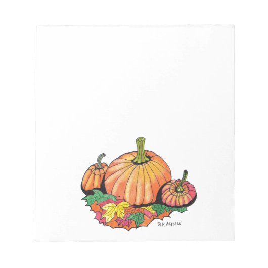 Najaar favoriet...Notitieblok... Notitieblok (Voorkant)