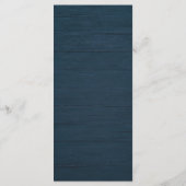 Najaar Floral Thanksgiving Kaart van het menu van  (Achterkant)