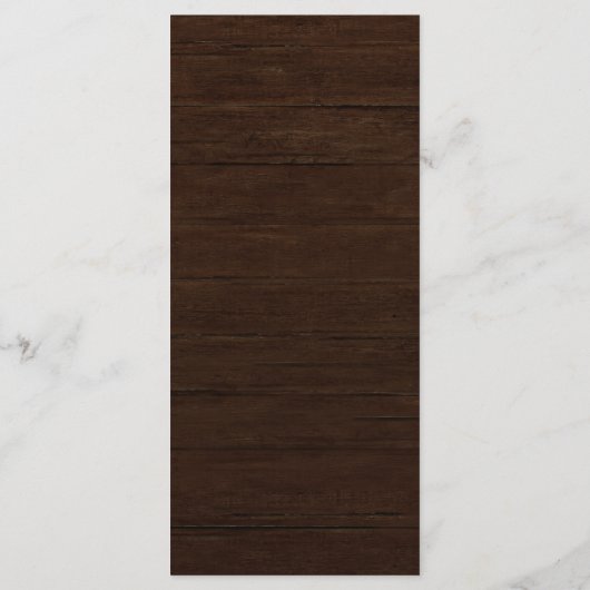 Najaar Floral Thanksgiving Kaart van het menu van  (Achterkant)