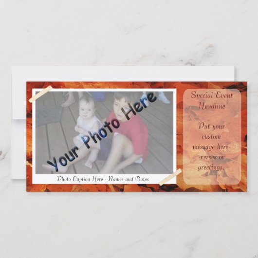 Najaar foto Lijst (Voorkant)