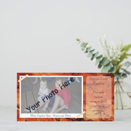 Najaar foto Lijst (Staand voorkant)