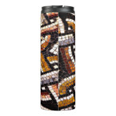 Najaar gekleurde Romeinse Tegel Mosaic Thermosbeker (Achterkant)