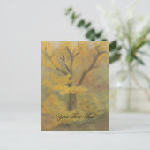 Najaar Gold briefkaart (Staand voorkant)