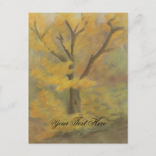 Najaar Gold briefkaart (Voorkant)