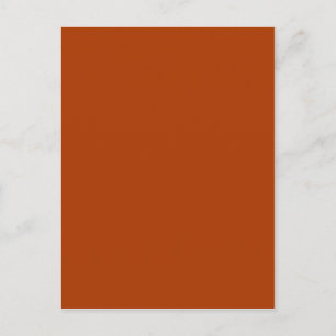 Najaar Gold Deep Rust alleen Oranje kleuren Briefkaart