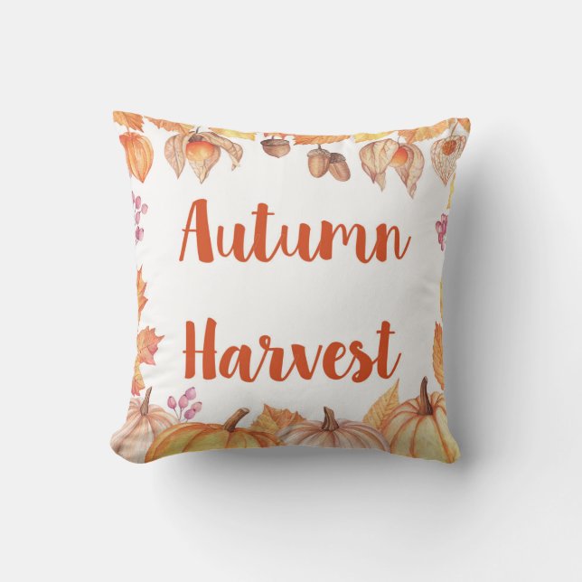 Najaar Harvest Herfst Home Decor Sierkussen (Voorkant)