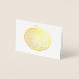 Najaar Harvest Pumpkin Halloween Thanksgiving Herf Folie Kaarten