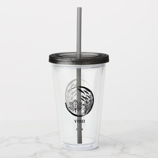 Najaar/Herfst Crest Acryl Drinkbeker (Voorkant)