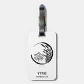 Najaar/Herfst Crest Bagagelabel (Achterkant verticaal)