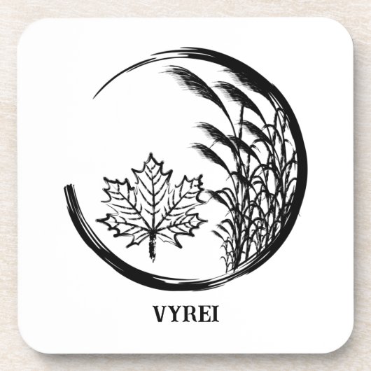 Najaar/Herfst Crest Bier Onderzetter (Voorkant)