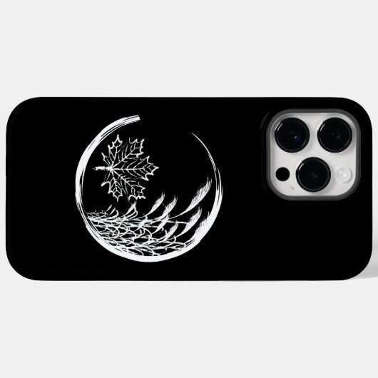 Najaar/Herfst Crest Case-Mate iPhone Case (Achterkant (horizontaal))