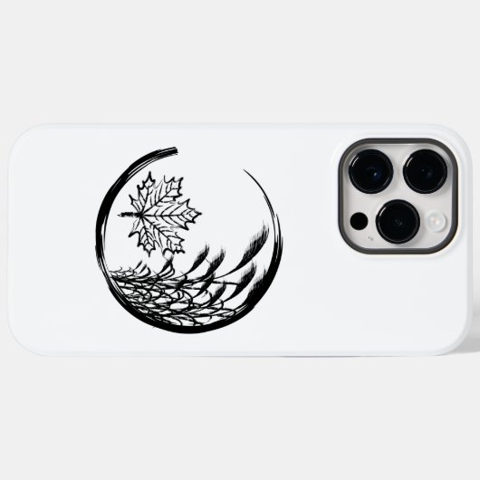 Najaar/Herfst Crest Case-Mate iPhone Case (Achterkant (horizontaal))