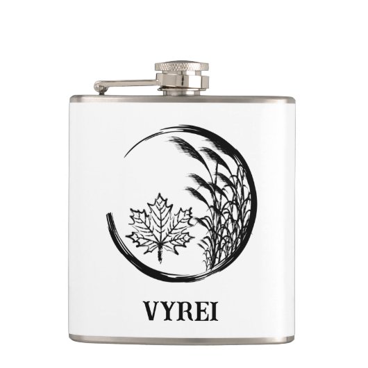 Najaar/Herfst Crest Heupfles (Voorkant)