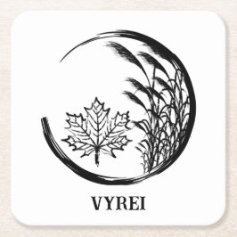 Najaar/Herfst Crest Kartonnen Onderzetters