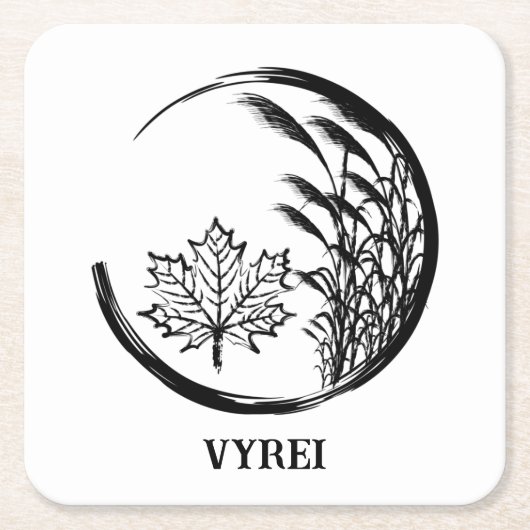 Najaar/Herfst Crest Kartonnen Onderzetters (Voorkant)