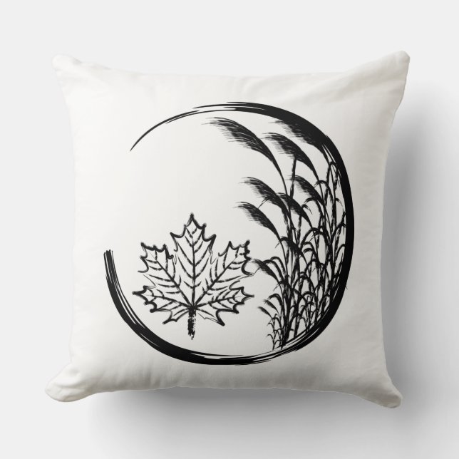 Najaar/Herfst Crest Kussen (Voorkant)