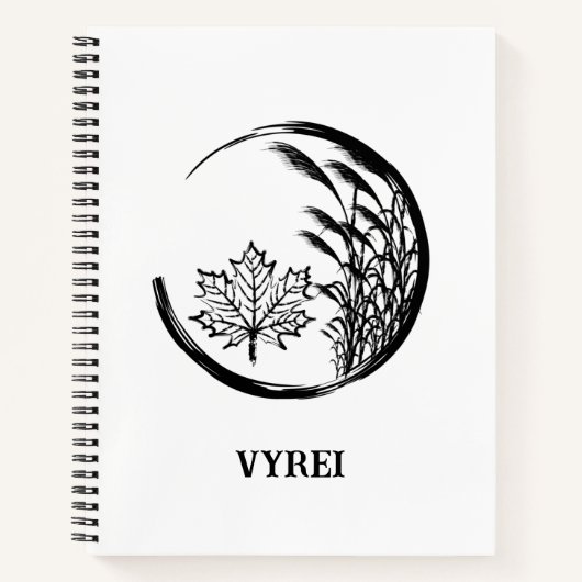 Najaar/Herfst Crest Notitieboek (Voorkant)