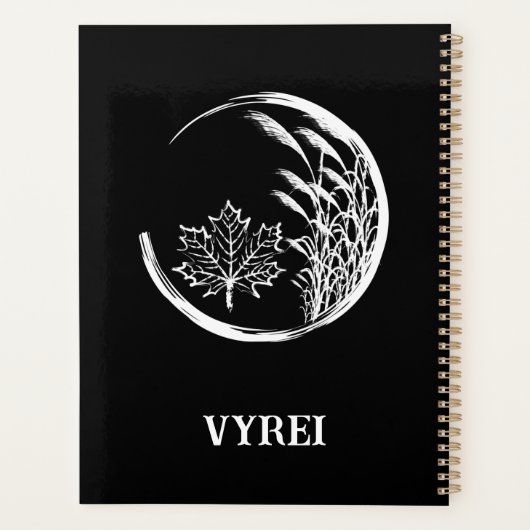 Najaar/Herfst Crest Planner (Achterkant)