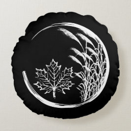 Najaar/Herfst Crest Rond Kussen