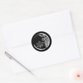 Najaar/Herfst Crest Ronde Sticker (Envelop)