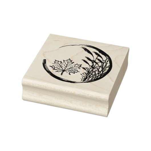 Najaar/Herfst Crest Rubberstempel (Stempel)
