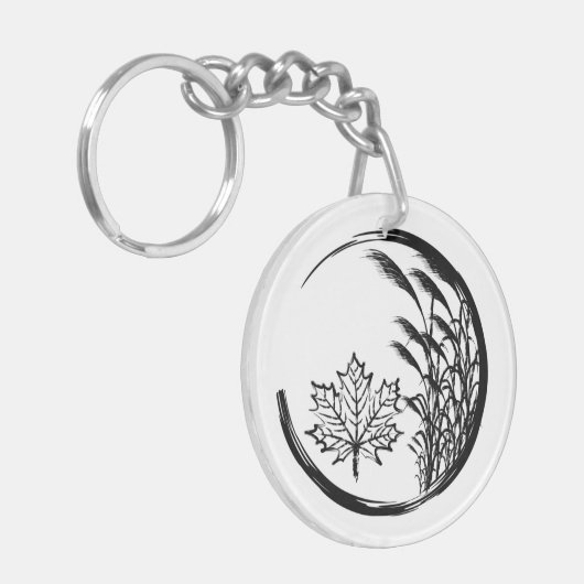 Najaar/Herfst Crest Sleutelhanger (Voorkant Links)