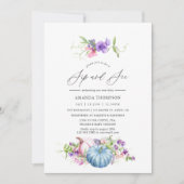 Najaar - Herfst Floral Sip en Zie Kaart (Voorkant)