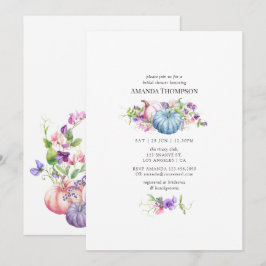 Najaar - Herfst Floral Vrijgezellenfeest Kaart