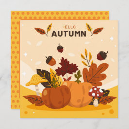 Najaar Herfst Greeting Flat Kaart