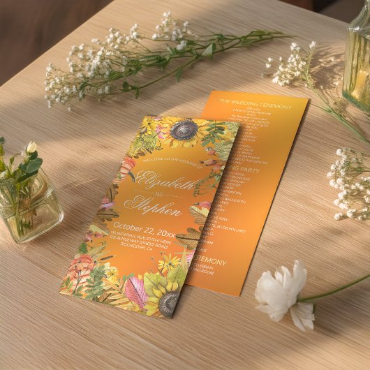 Najaar herfst herfst maple laat pompoenen programmakaart