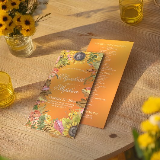 Najaar herfst herfst maple laat pompoenen programmakaart