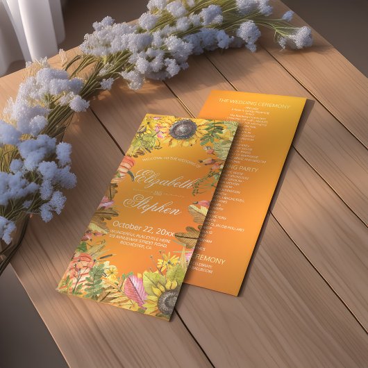 Najaar herfst herfst maple laat pompoenen programmakaart