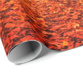 Najaar Herfst Modern Gift Wrap verlaat Sinaasappel Cadeaupapier (Rol Hoek)