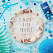 Najaar Herfst najaar Waterverf najaar Papieren Bordje (Feest)