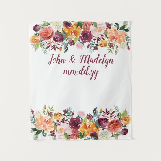 Najaar Herfst  ontvangst foto Boeken Wandkleed (Voorkant)