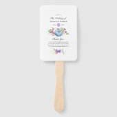 Najaar - Herfst - programma Floral Wedding Handwaaier (Voorkant)