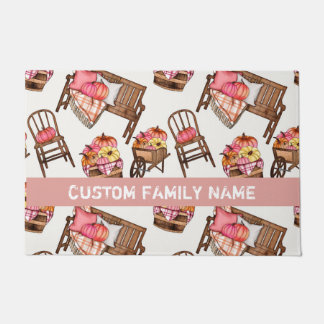 Najaar Herfst roze pompoen klep Deurmat