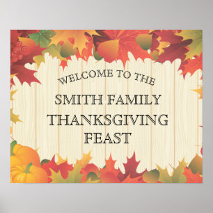 Najaar / Herfst / Thanksgiving - Feast Poster