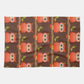 Najaar/Herfst Thanksgiving Owl Theedoek (Horizontaal)