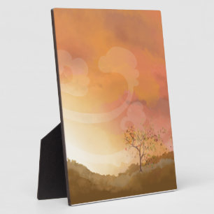Najaar Herfst Thanksgiving scène Decoratief Plaque Fotoplaat