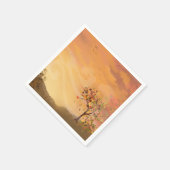 Najaar Herfst Thanksgiving Scene Paper Napkins Servet (Hoek)