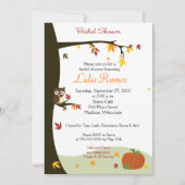 Najaar Herfst Theme Vrijgezellenfeest Kaart (Voorkant)