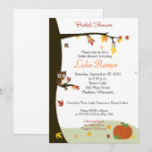 Najaar Herfst Theme Vrijgezellenfeest Kaart (Voorkant / Achterkant)