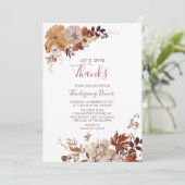 Najaar-/Herfst-vrienden geven/Bedankt geven het av Kaart (Staand voorkant)