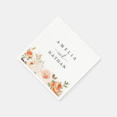 Najaar Herfst Waterverf Bloedweddenschap Servet (Hoek)