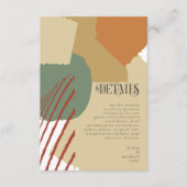 Najaar ID740 (Colour Block Wedding) Informatiekaartje (Voorkant)